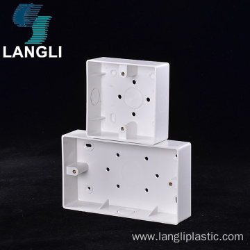 Electrical Pvc Junction Box Square PVC Pattress Box